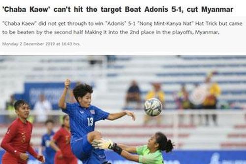 Báo Thái Lan thất vọng dù đội nữ đánh bại Indonesia với tỷ số 5-1