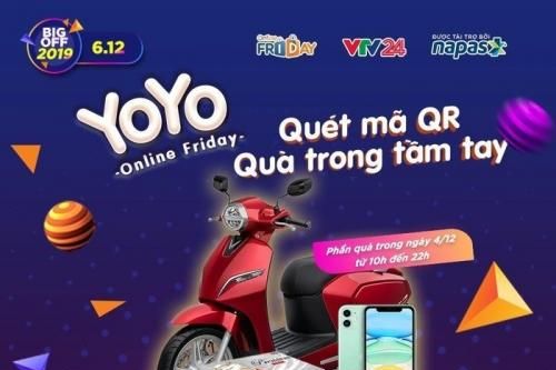Scan mã QR nhận iPhone 11 Max và gần 100 quà tặng từ NAPAS