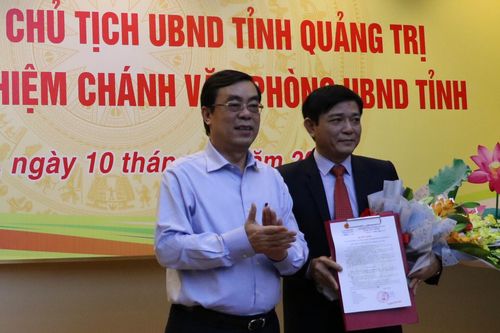 Công bố quyết định bổ nhiệm Chánh Văn phòng UBND tỉnh Quảng Trị
