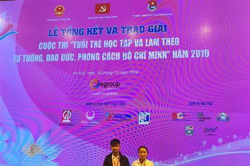 Quảng Trị có 2 thí sinh đạt giải cuộc thi 'Tuổi trẻ học tập và làm theo tư tưởng, đạo đức, phong cách Hồ Chí Minh'