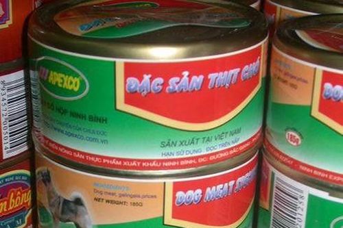 Thực hư tin đồn sản xuất thịt chó đóng hộp để xuất khẩu