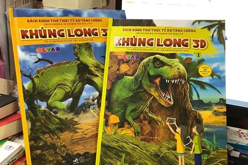 Chơi đùa cùng khủng long 3D qua sách