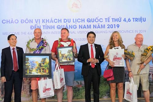 Quảng Nam đón vị khách quốc tế thứ 4,6 triệu