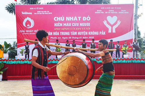 Chủ nhật Đỏ Đắk Lắk 2020- Điểm đầu Krông Pắk vượt xa chỉ tiêu