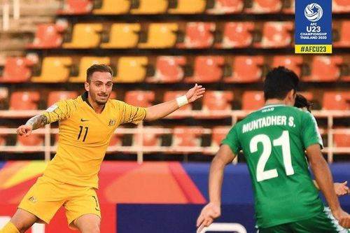 Lập 'siêu phẩm', U23 Australia vẫn bị U23 Iraq cầm hòa đáng tiếc