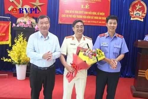 Bổ nhiệm Phó Viện trưởng VKSND quận 2, TP HCM