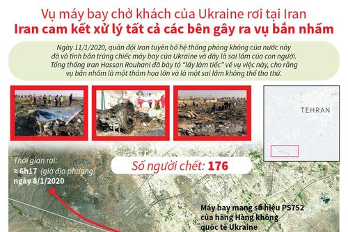 Vụ máy bay chở khách của Ukraine rơi tại Iran