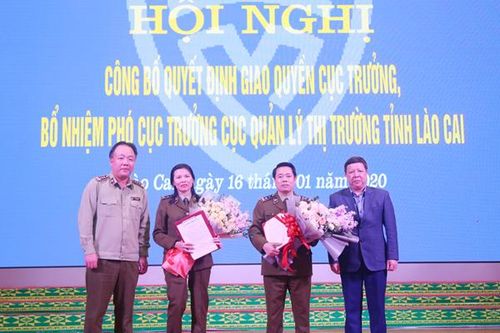 Bổ nhiệm Quyền Cục trưởng Cục Quản lý thị trường Lào Cai