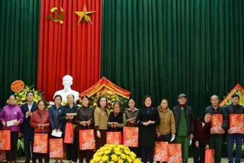 Liên minh Hợp tác xã tỉnh tặng quà Tết cho hộ nghèo