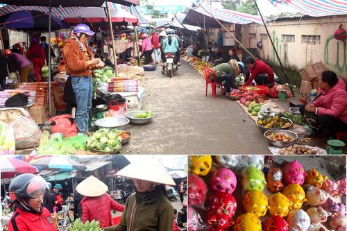 Bình dị chợ quê ngày Tết ở Nghệ An