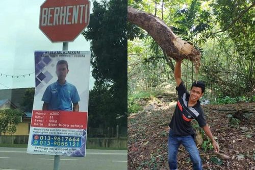 Anh chàng treo banner quảng cáo bản thân để tìm vợ