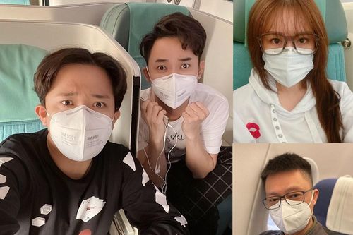 BTV Quang Minh và sao Việt đeo khẩu trang kín mít giữa dịch corona