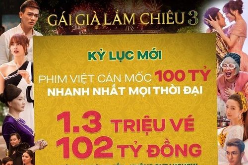 'Gái già lắm chiêu 3' cán mốc 100 tỷ nhanh nhất lịch sử phim Việt