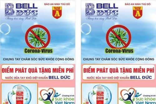 Tặng 5.000 chai nước diệt khuẩn cho người dân, phòng tránh virus Covid-19