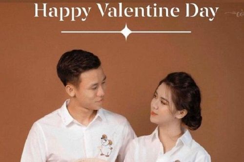 Hải Quế 'sến' trong ngày Valentine.