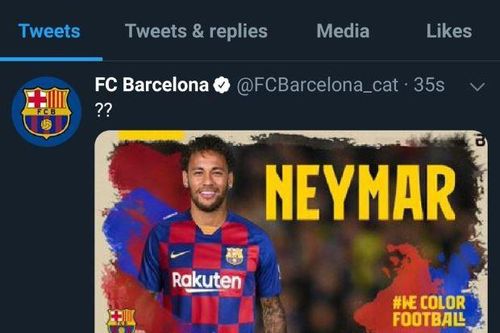 Hacker đăng tin Barca chiêu mộ lại Neymar