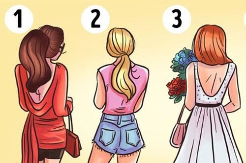Người phụ nữ nào có tấm lưng quyến rũ nhất, sự lựa chọn cuối cùng sẽ tiết lộ tính cách bên trong bạn, là người tự tin hay kẻ nhút nhát