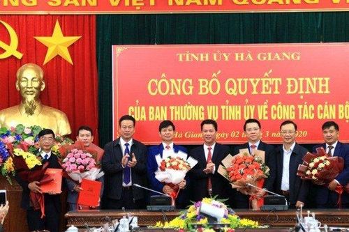 Hàng loạt cán bộ chủ chốt được điều động, bổ nhiệm tại Hà Giang
