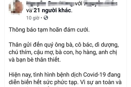 Bình Thuận đề nghị người dân hoãn tổ chức đám cưới để phòng dịch Covid-19
