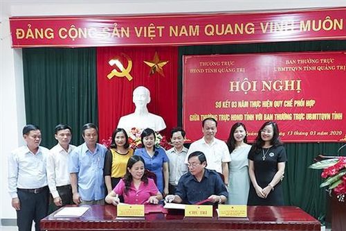 Tiếp tục nâng cao chất lượng công tác phối hợp tiếp xúc cử tri