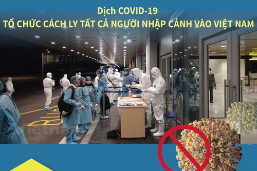 Cách ly tất cả người nhập cảnh vào Việt Nam từ 21/3