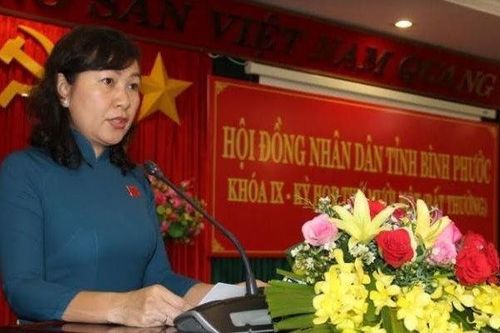 Bình Phước có nữ Chủ tịch HĐND tỉnh