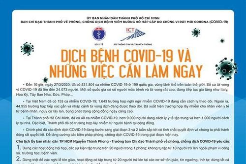 12 việc cần làm ngay trong 2 tuần tới để phòng chống dịch Covid-19