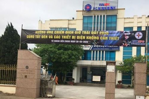 Điện lực Ninh Bình tích cực hưởng ứng chiến dịch Giờ trái đất 2020
