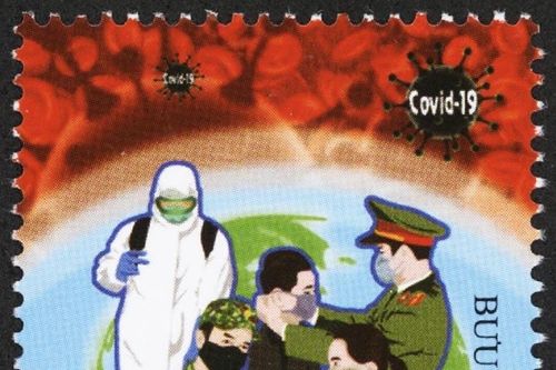 Phát hành bộ tem 'Chung tay phòng, chống dịch COVID-19'