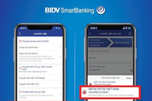 BIDV miễn phí chuyển tiền ủng hộ phòng, chống dịch Covid-19