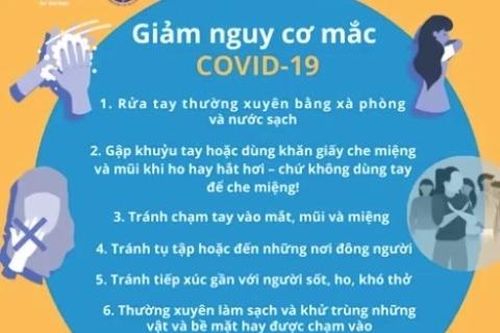 6 cách giảm nguy cơ mắc COVID-19 ai cũng cần thực hiện