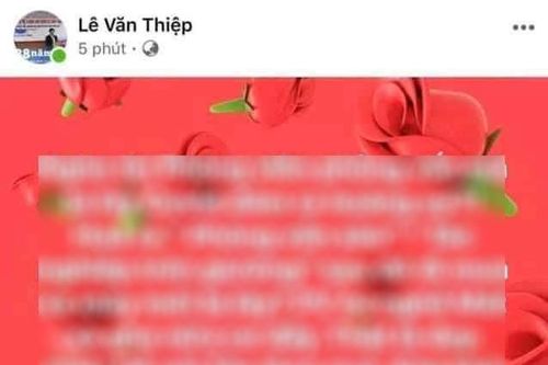 Mời chủ tài khoản Facebook Lê Văn Thiệp làm việc vì 'những lời lẽ thô tục'