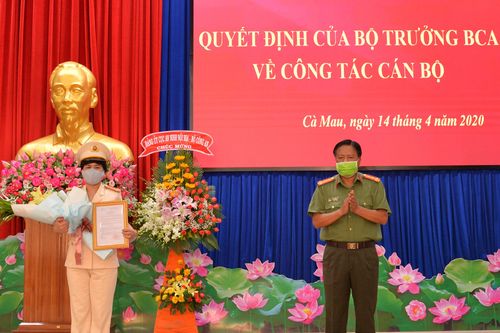Công an tỉnh Cà Mau có nữ phó giám đốc