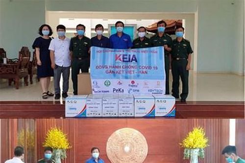Kiều bào ở Hàn Quốc hỗ trợ Bộ đội Biên phòng và Công an tỉnh Tây Ninh chống dịch Covid-19