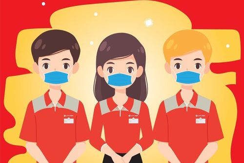 Hành trình tặng khẩu trang, nhu yếu phẩm từ Nam ra Bắc của Lotte Mart