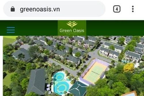 Dự án Green Oasis Villas không được cấp phép vẫn rao bán rầm rộ