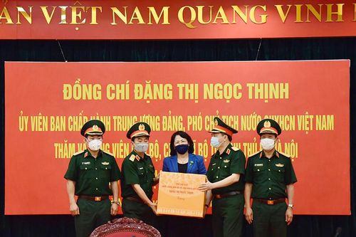 Phó Chủ tịch nước Đặng Thị Ngọc Thịnh: Toàn quân vừa chống dịch vừa tổ chức tốt Đại hội Đảng các cấp