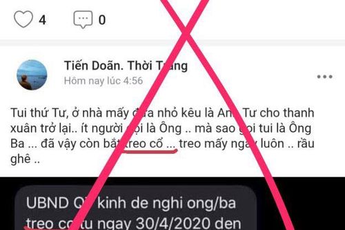 Thông tin trên mạng về tin nhắn 'treo cờ' không dấu là giả mạo