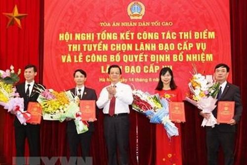 TUYỂN VÀ THI TUYỂN CÁN BỘ