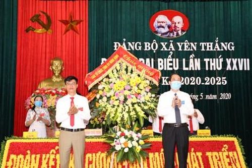 Đại hội đại biểu Đảng bộ xã Yên Thắng lần thứ XXVII, nhiệm kỳ 2020-2025