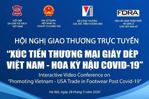 60 nhà nhập khẩu giày dép Hoa Kỳ giao thương trực tuyến với DN Việt Nam