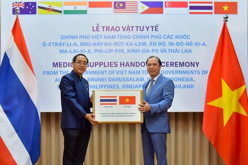 Việt Nam tặng vật tư y tế hỗ trợ 8 nước ứng phó COVID-19