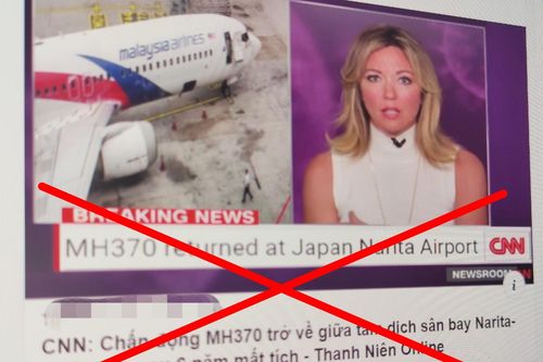 Tin đồn MH370 trở về lan truyền trên mạng xã hội là giả mạo
