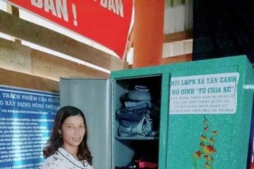 'Tủ chia sẻ' của Hội Liên hiệp Phụ nữ huyện Đắk Tô
