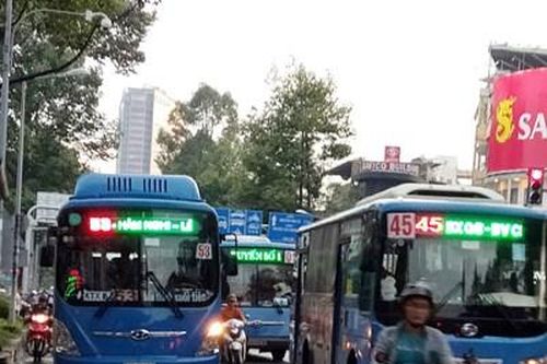 TP Hồ Chí Minh: Lượng khách đi xe buýt giảm 52%