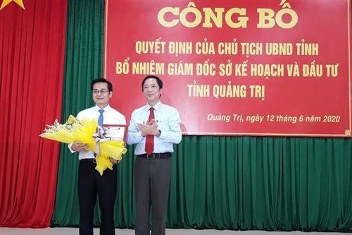 Công bố các Quyết định bổ nhiệm Giám đốc Sở Kế hoạch và Đầu tư, Chánh Thanh tra tỉnh Quảng Trị