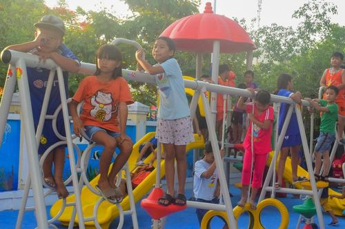 Tỉnh đoàn Khánh Hòa khánh thành khu vui chơi cho các em thiếu nhi xã đảo
