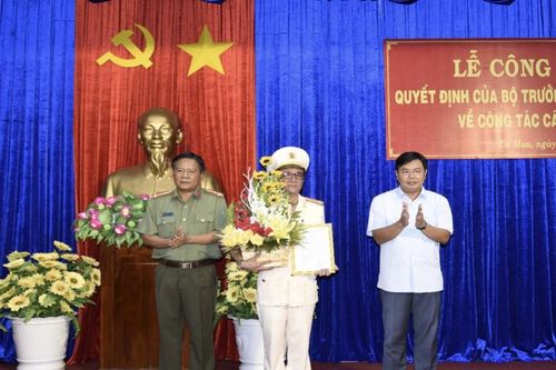 Cà Mau có tân Phó Giám đốc Công an