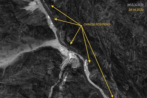 Ảnh vệ tinh: Trung Quốc lùi xa 2km khỏi khu vực tranh chấp với Ấn Độ