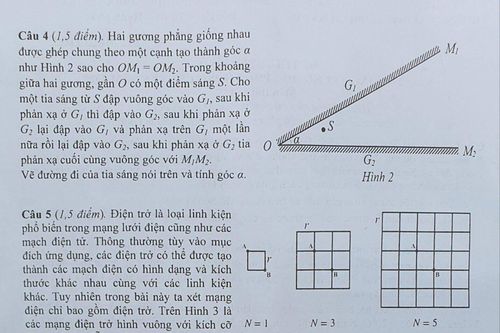 Đề thi Vật lý vào lớp 10 trường Chuyên Sư phạm